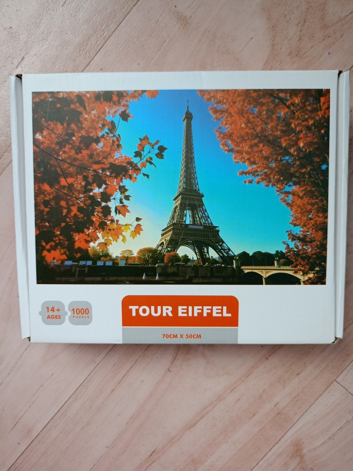Puzzle Tour Eiffel 1000 pièces complet, Hobby & Loisirs créatifs, Enlèvement ou Envoi, 500 à 1500 pièces, Utilisé, Puzzle