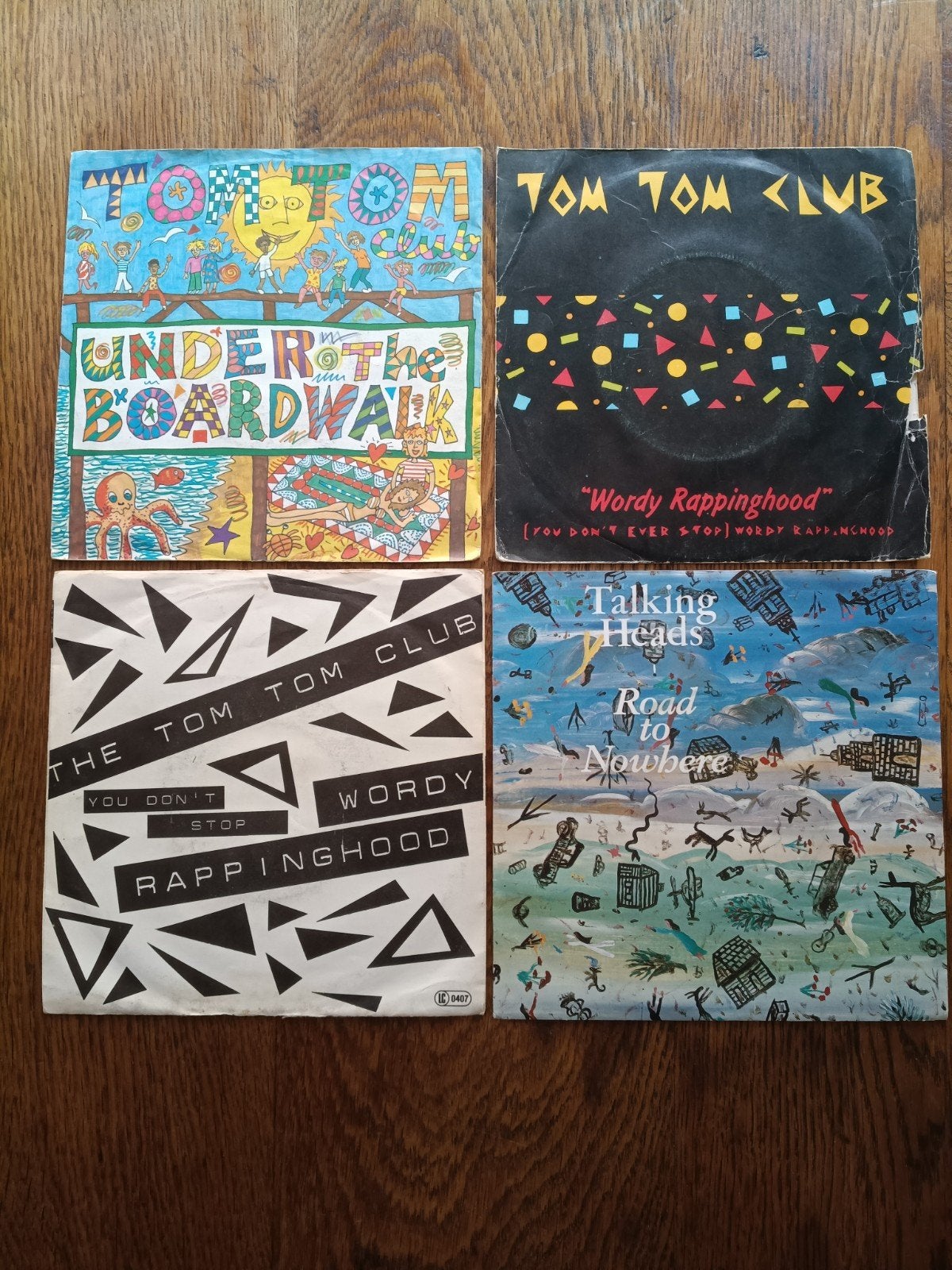Lot de vinyles pour singles, 45t Tom Tom Club/Talking Heads, Pressage original, Enlèvement ou Envoi, 7 inch, Utilisé