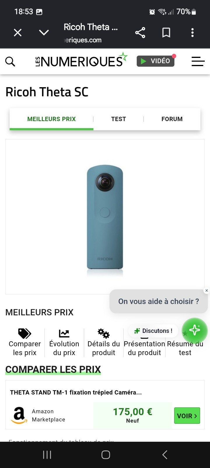 camera full HD appareil photo, Enlèvement, Neuf, Ricoh