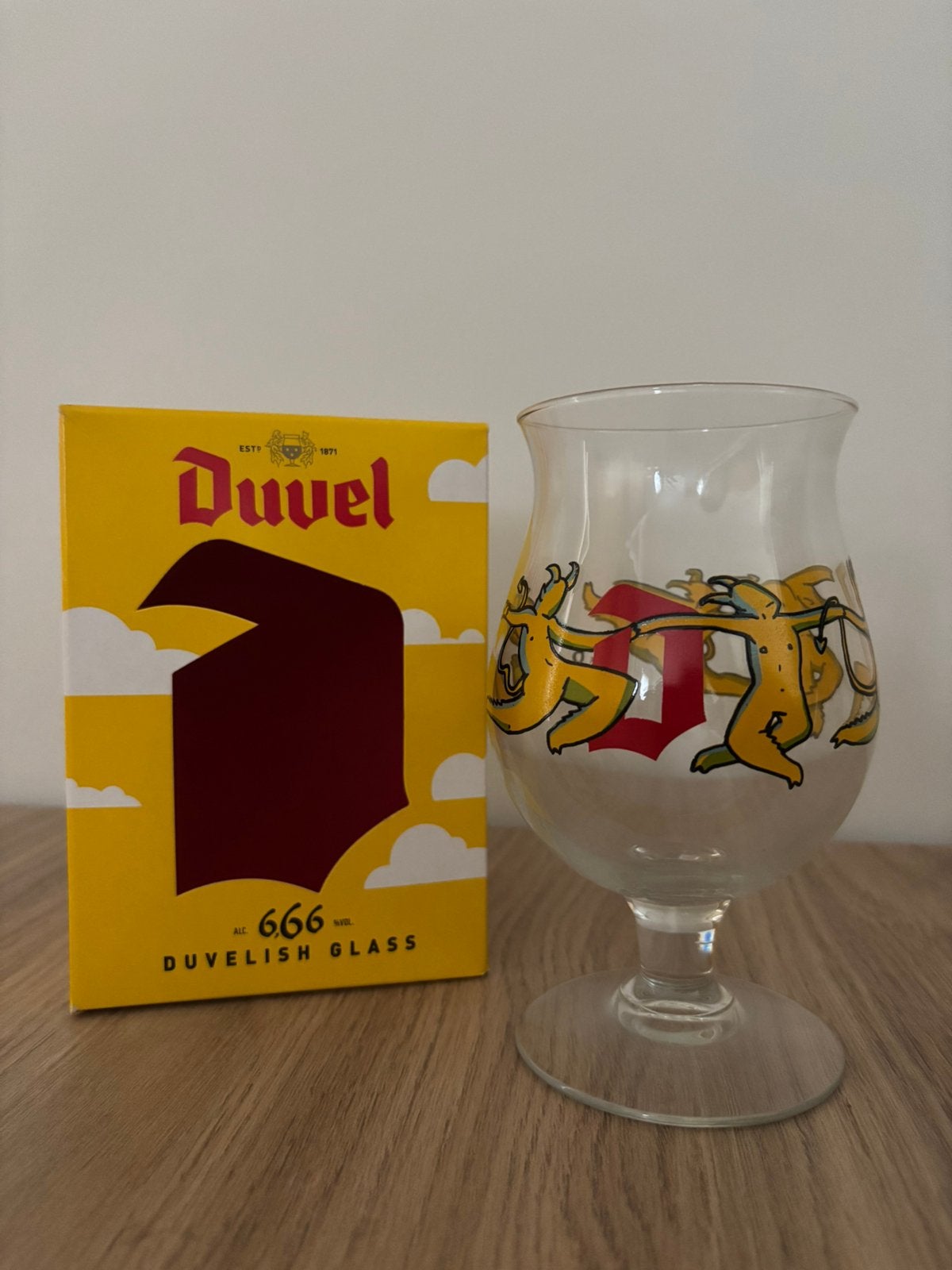 Duvel 6,66% - Duvelglas nieuw in doos, Enlèvement ou Envoi, Neuf, Verre à bière