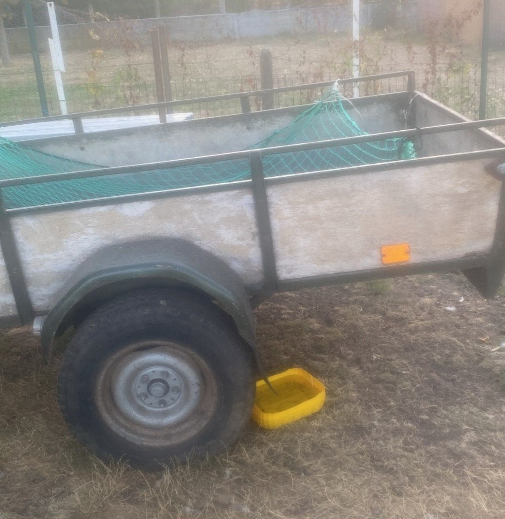 Aanhangwagen nog goede staat, Ophalen, Zo goed als nieuw