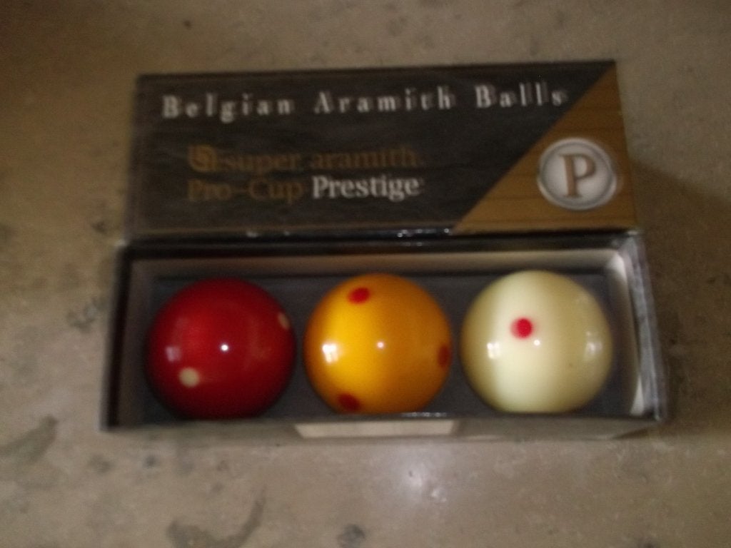 belgian aramilh balls, Sports & Fitness, Billards & Billards américains, Enlèvement, Comme neuf, Queue ou Boules