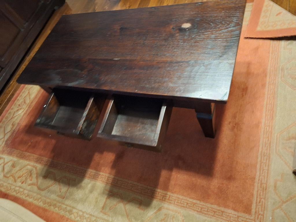 Salontafel + eettafel+ vitrinekast + kast + TV-kast, Ophalen, Gebruikt