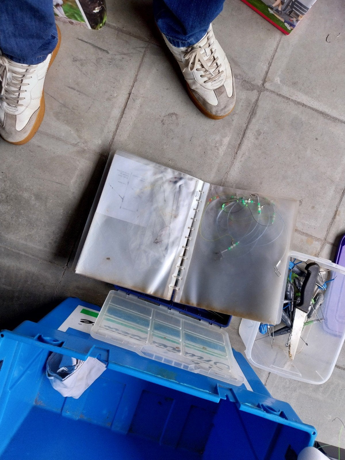 zeevissen materiaal 170 euro betalen bij ophalen, Ophalen