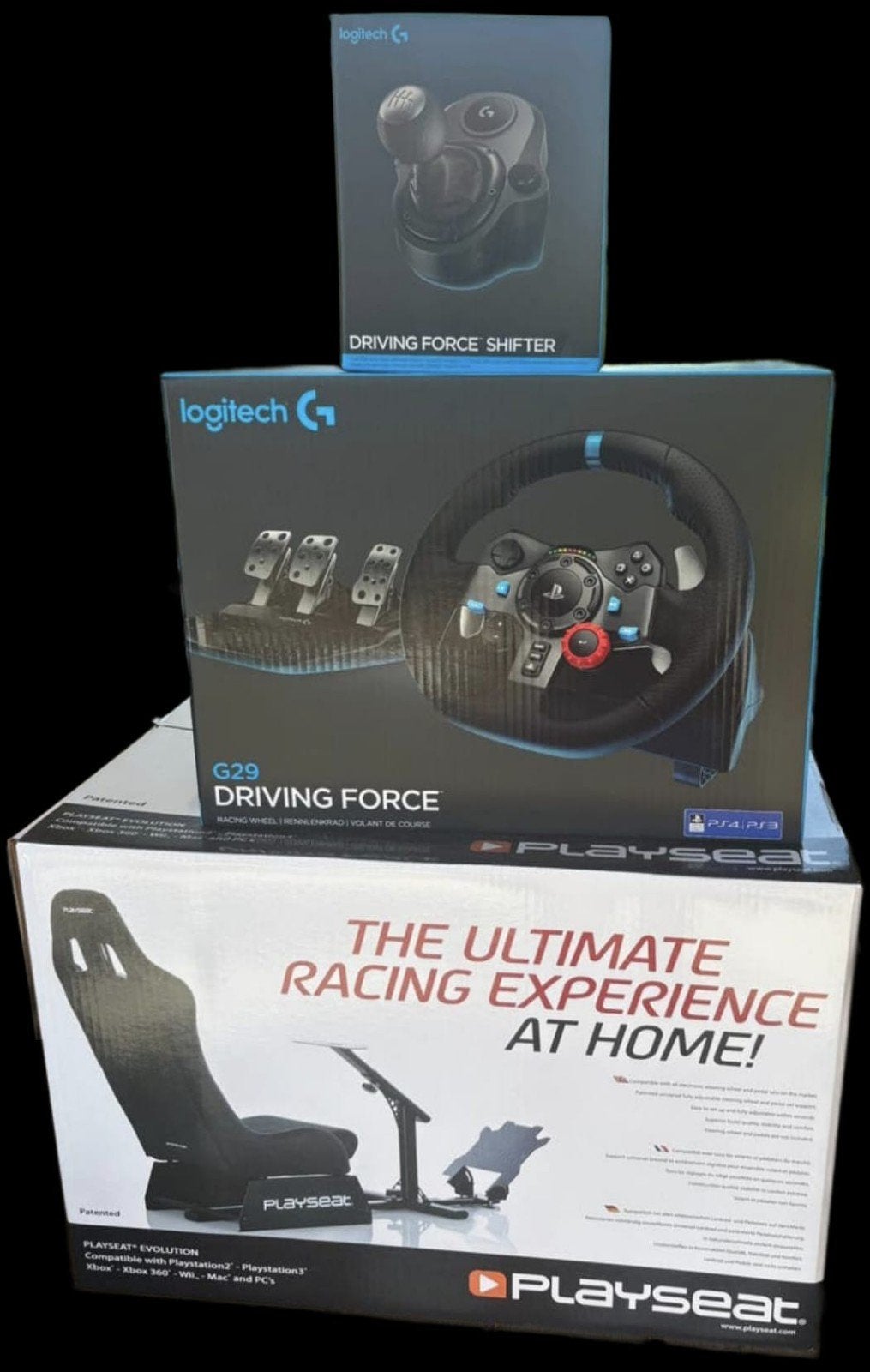 Logitech G G29 Driving Force + Driving Force Shifter+siège, Games en Spelcomputers, Spelcomputers | Sony Consoles | Accessoires