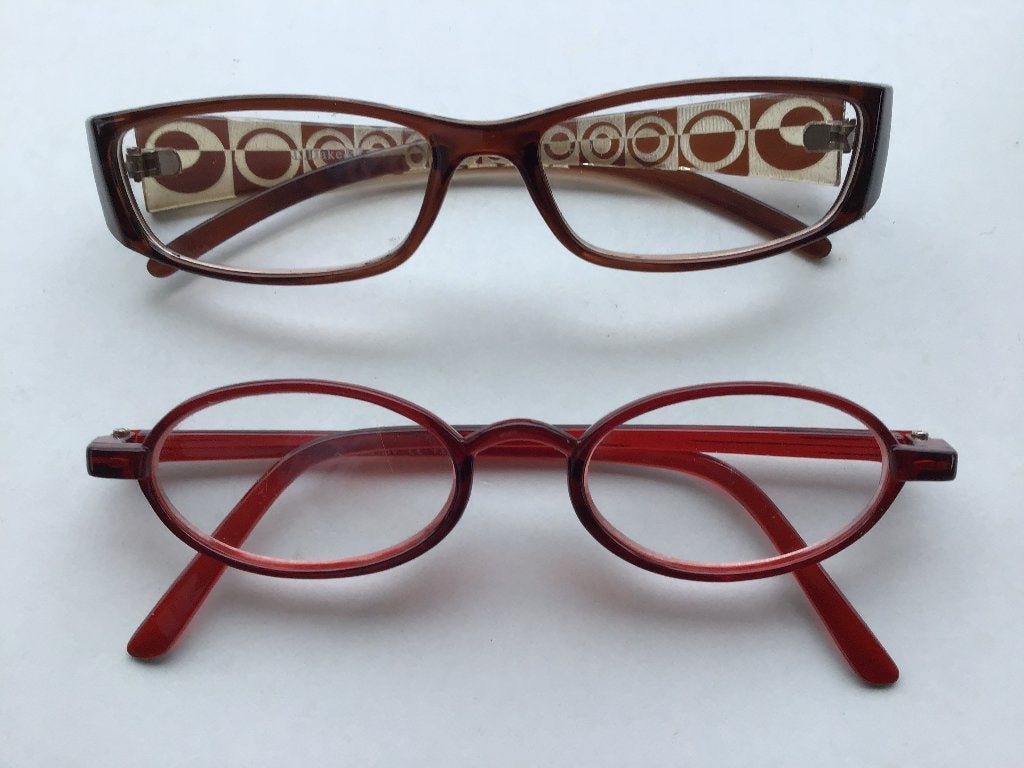 4 lunettes et/ou montures à 7 euros la paire, Enlèvement ou Envoi, Comme neuf, Lunettes