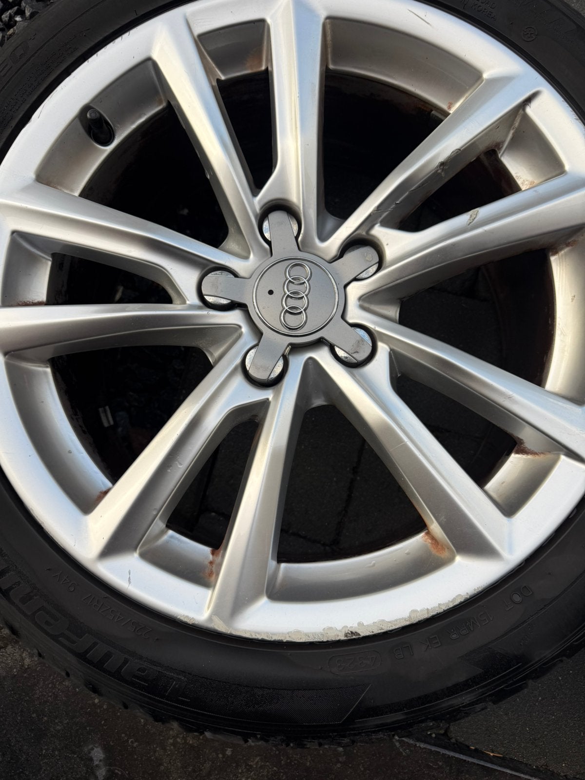 Jantes audi, Autos : Pièces & Accessoires, Pneus été, 17 pouces, Enlèvement, Utilisé