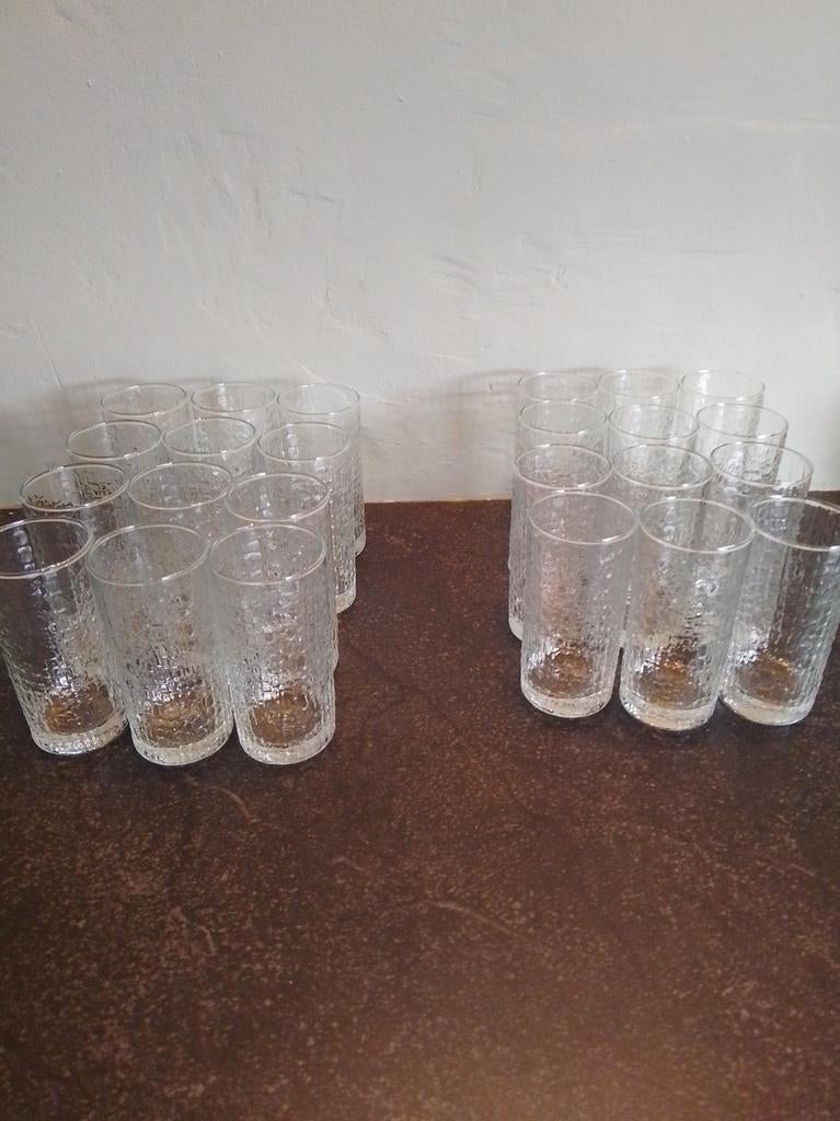 2 services de 12 verres à eau., Collections, Verres & Petits Verres, Enlèvement