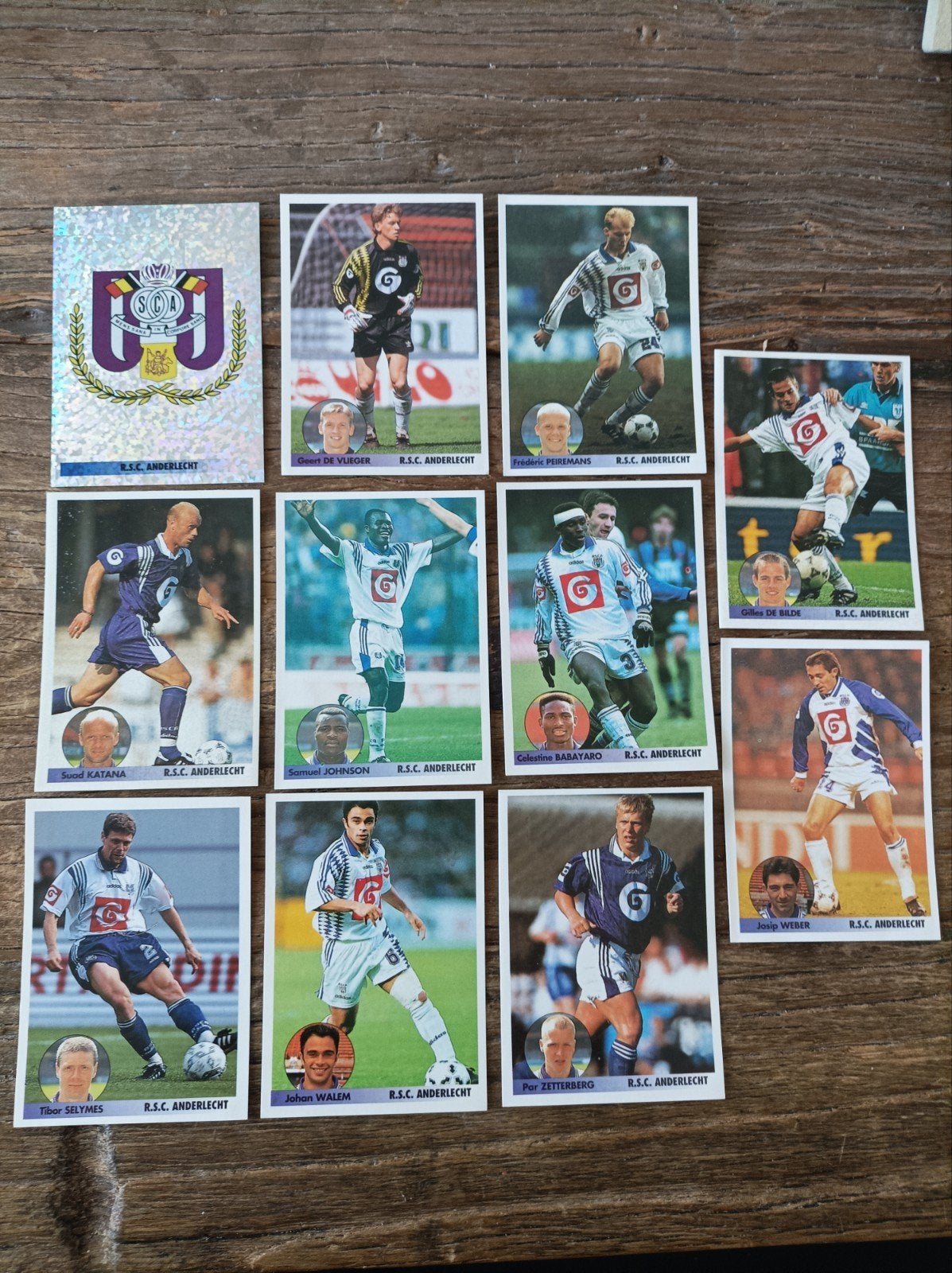 Panini Los mejores Europa 96/97. Anderlecht , zeldzaam, Ophalen of Verzenden