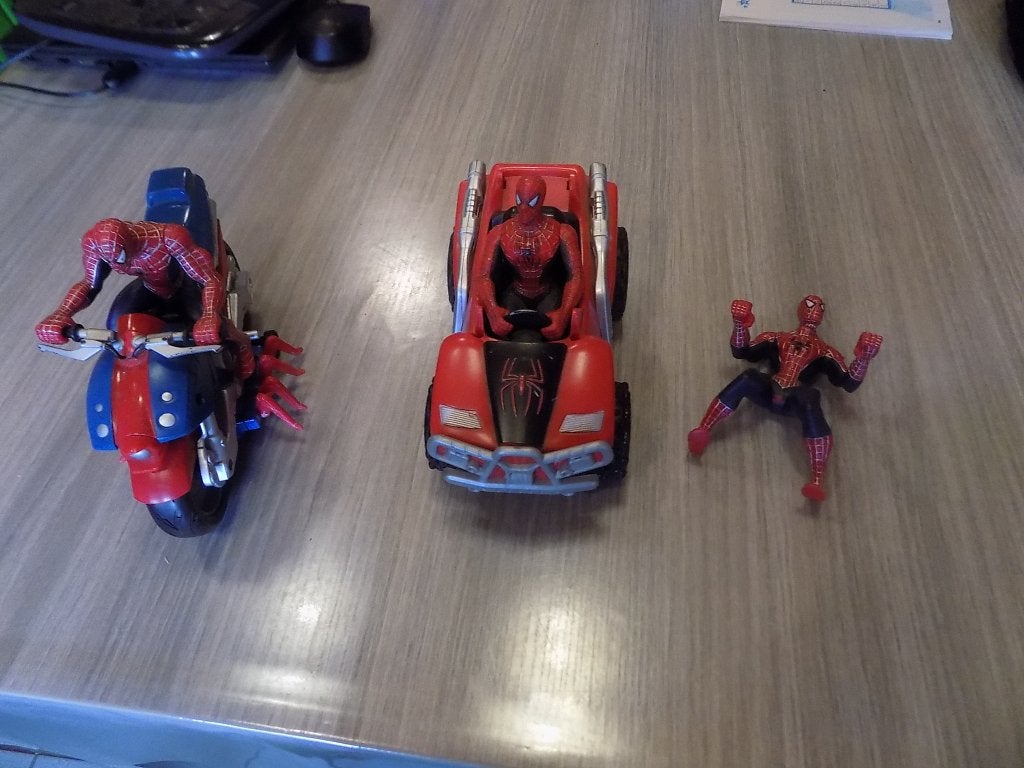Spiderman figuren, Ophalen of Verzenden, Gebruikt