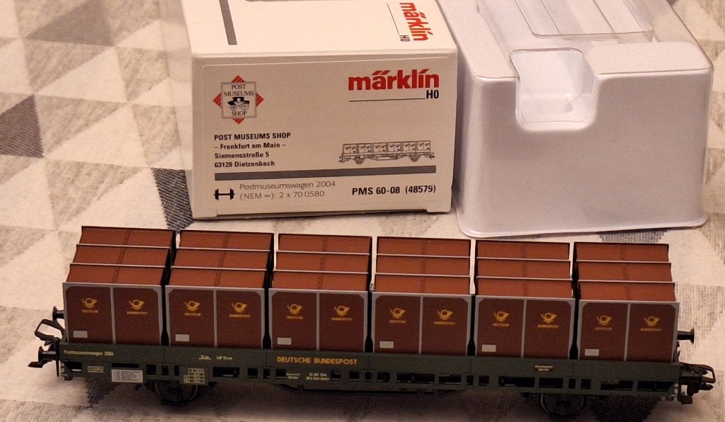 Märklin HO 48579 Postmuseumwagen 2004 DBP, Enlèvement ou Envoi, Comme neuf, Wagon, Märklin