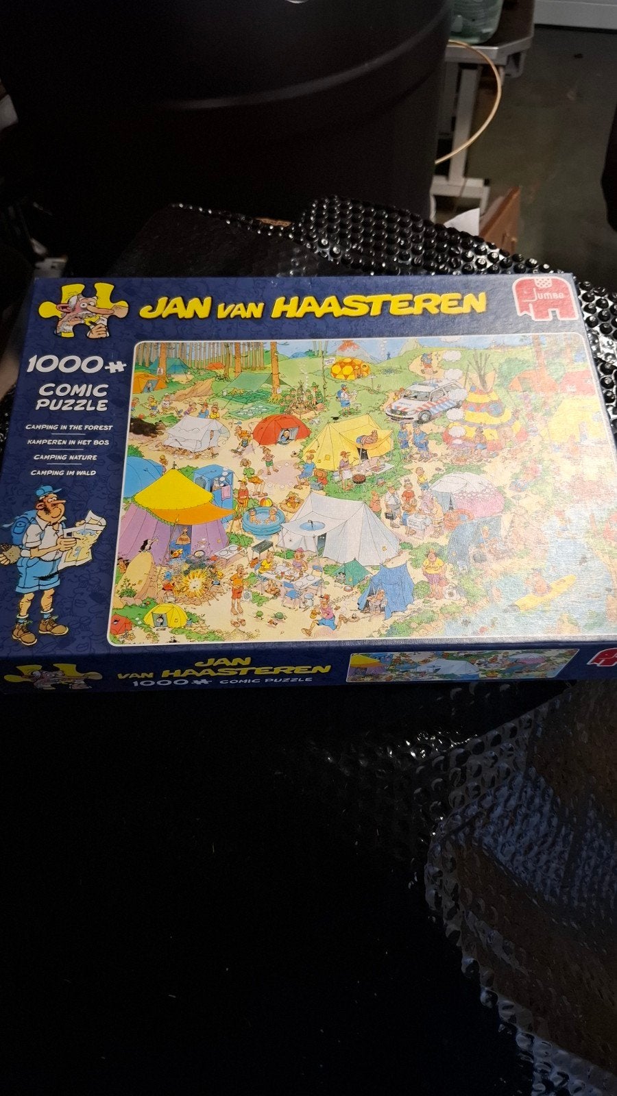 Puzzel jan van haasteren 1000stuks kamperen in het bos, Ophalen