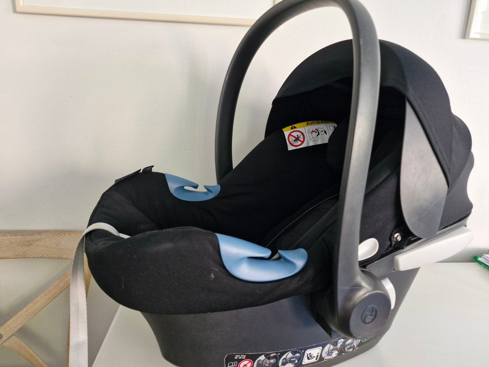 Siège auto i-size Cybex Aton B2 + accessoires/base, Enlèvement ou Envoi, 0 à 13 kg, Dossier amovible, Autres marques