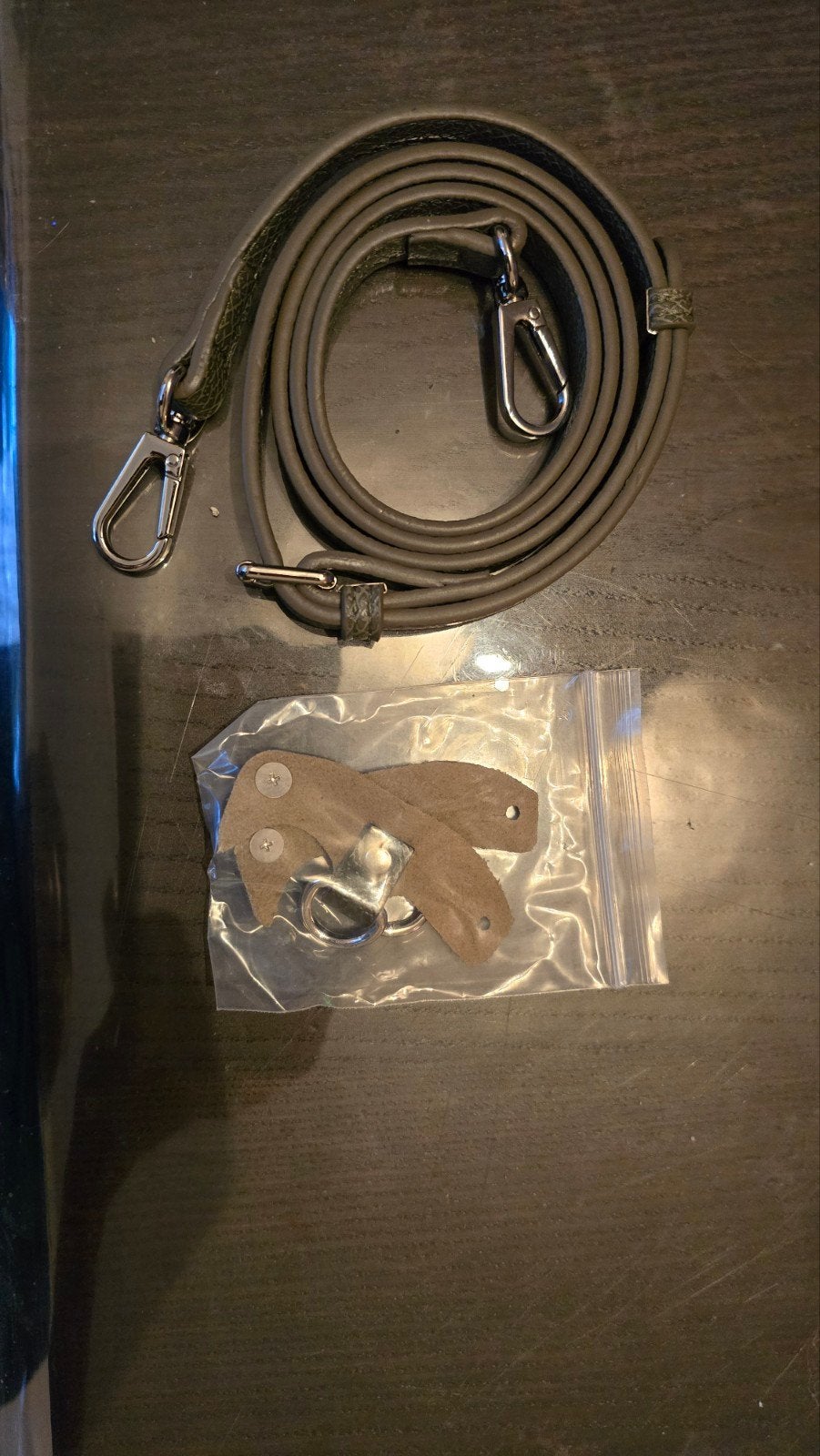 Bandoulière amovible réglable pour sac avec attaches - Coule, Enlèvement ou Envoi, Neuf, Vert