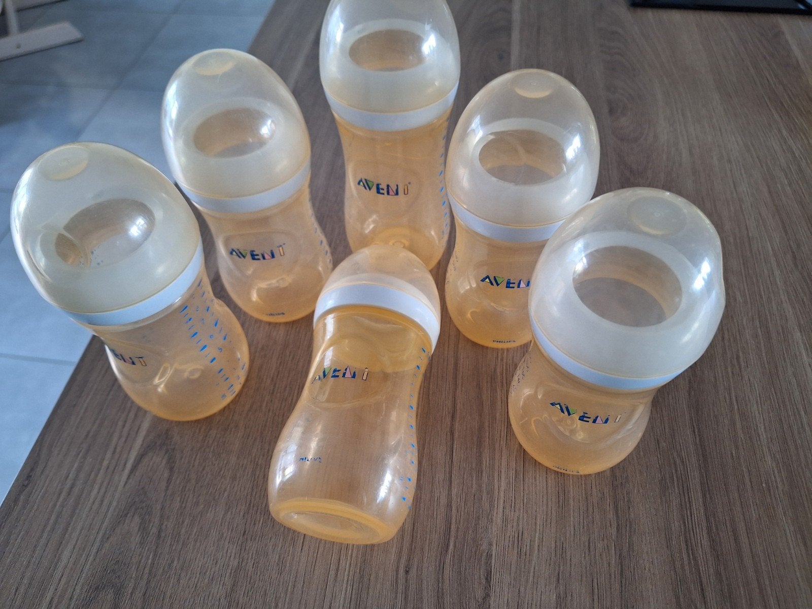 Philips Avent Natural 6 flessen, Ophalen, Gebruikt, Babyfles, Philips Avent