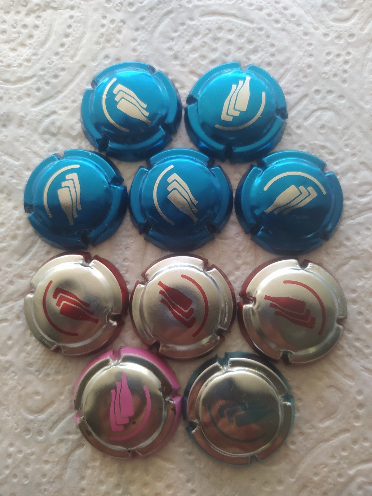 10 capsules Pupitre, Ophalen of Verzenden