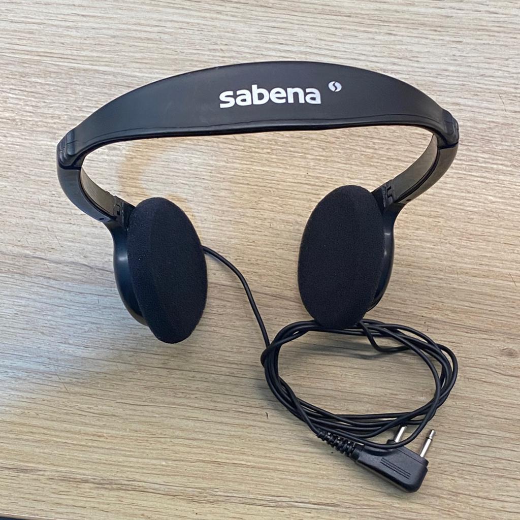 Ancien casque, écouteurs, Sabena, Enlèvement ou Envoi, Comme neuf
