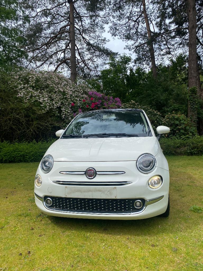 Fiat 500 Lounge 2016, Auto's, Fiat, Stof, Wit, Handgeschakeld, Particulier