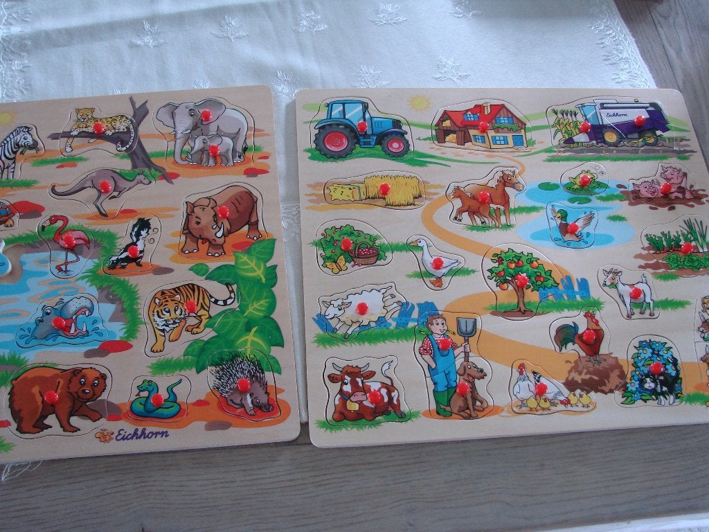 houten legpuzzels voor peuter, Kinderen en Baby's, Ophalen, Zo goed als nieuw, Overige typen