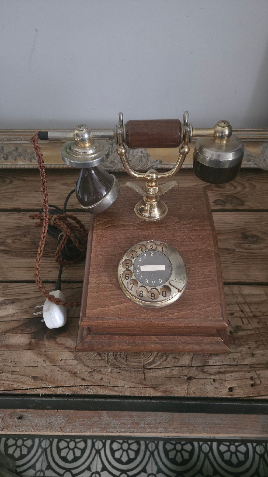 vintage telefoon werkend!, Antiek en Kunst, Ophalen