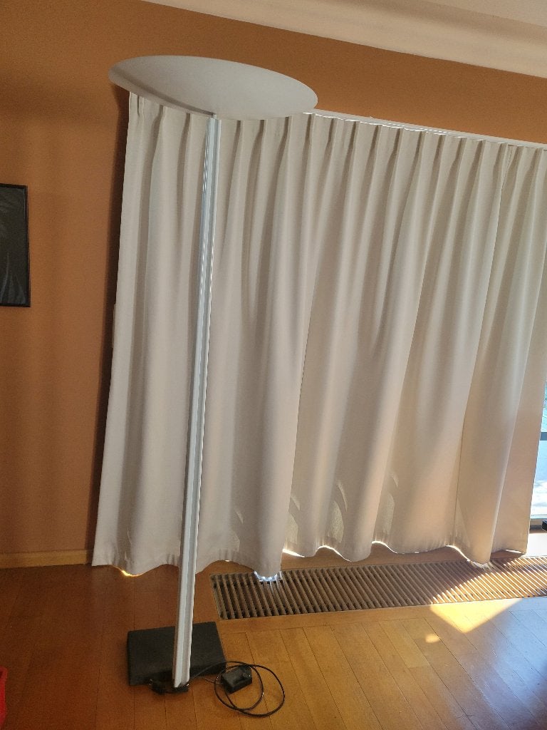 Design Vloerlamp Uplighter halogen dimmer perfecte staat, Ophalen, Design, Overige fittingen, Zo goed als nieuw