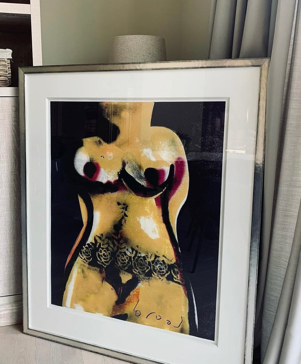 Litho EA Herman Brood ‘naakt’, Antiek en Kunst, Ophalen of Verzenden