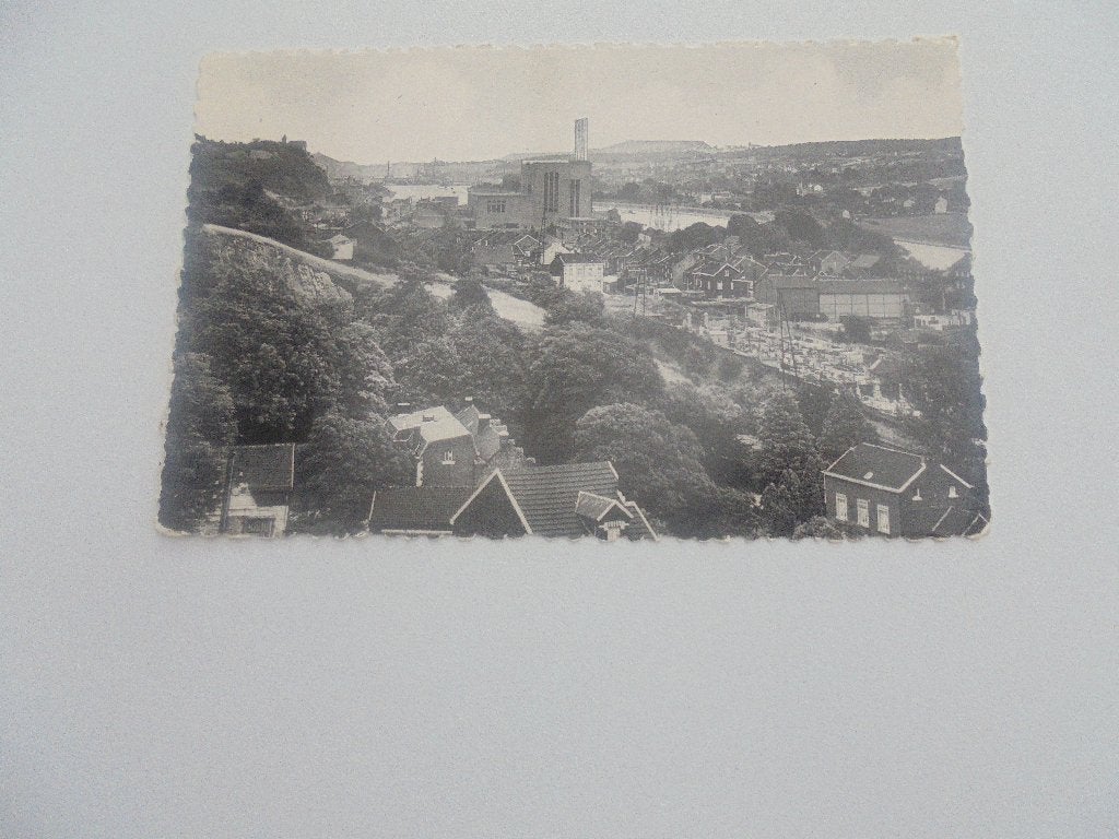 engis- panorama, Envoi, 1940 à 1960, Non affranchie, Liège