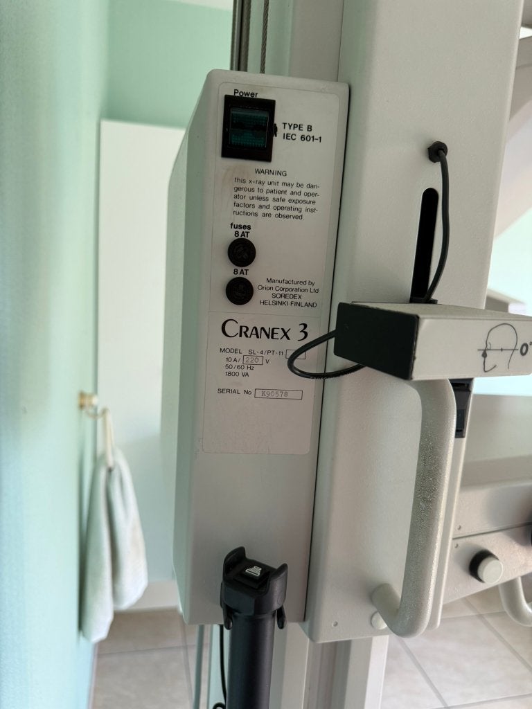 Appareil rayons X - CRANEX 3, Enlèvement