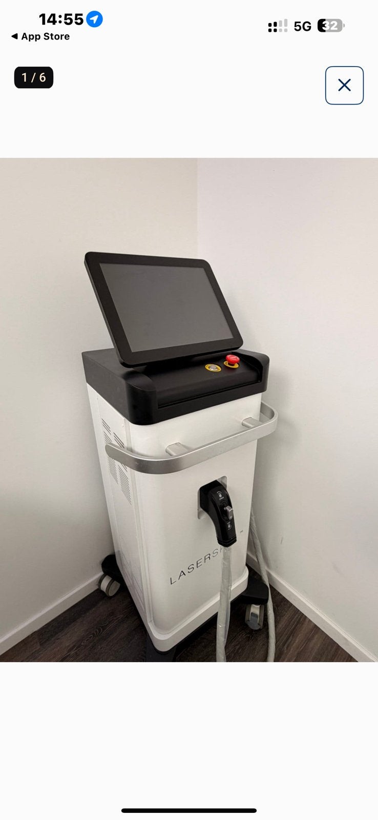 Laser d’épilation définitive à vendre – 10 000 € TVAC, Ophalen