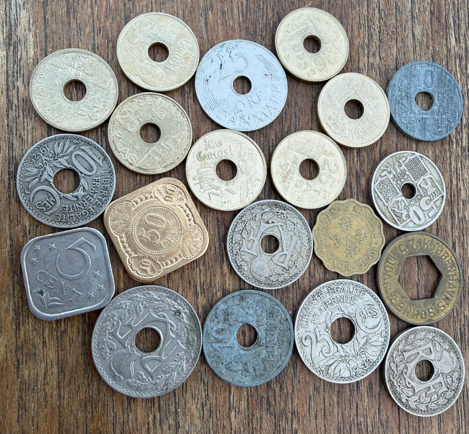 20 bijzondere kleine munten, Postzegels en Munten, Ophalen