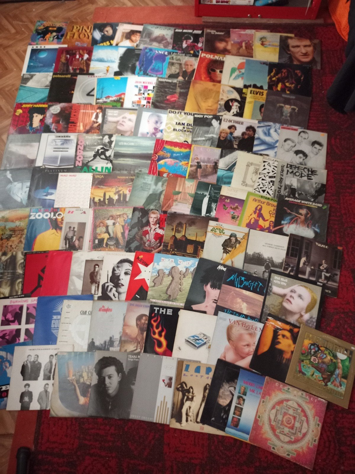 Lot 270 vinyles LP metal New wave rock 70/80s, Ophalen, LP