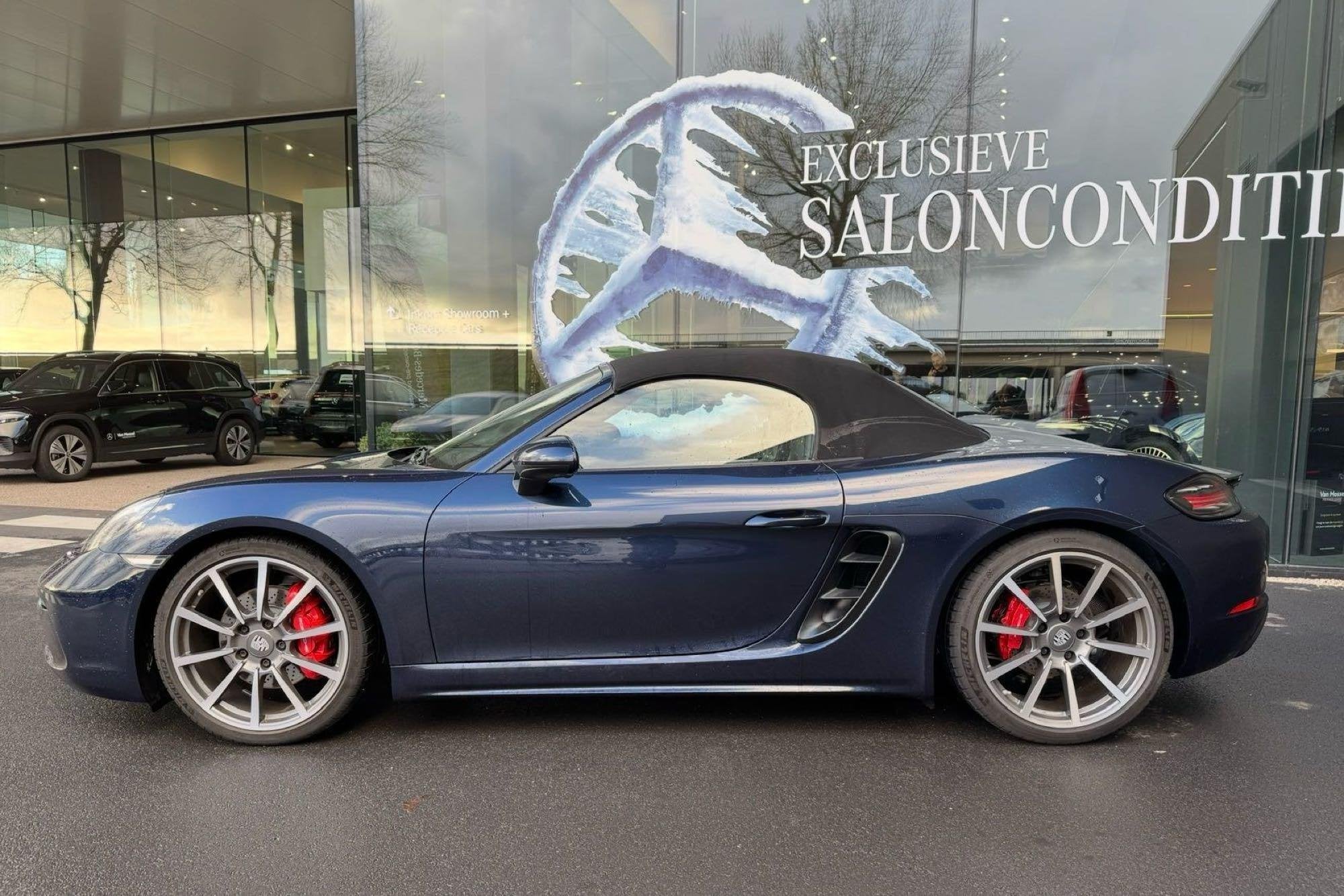 Porsche 718 2.5 Boxster S (automatique), Autos, Achat, Entreprise, 2 places, Noir