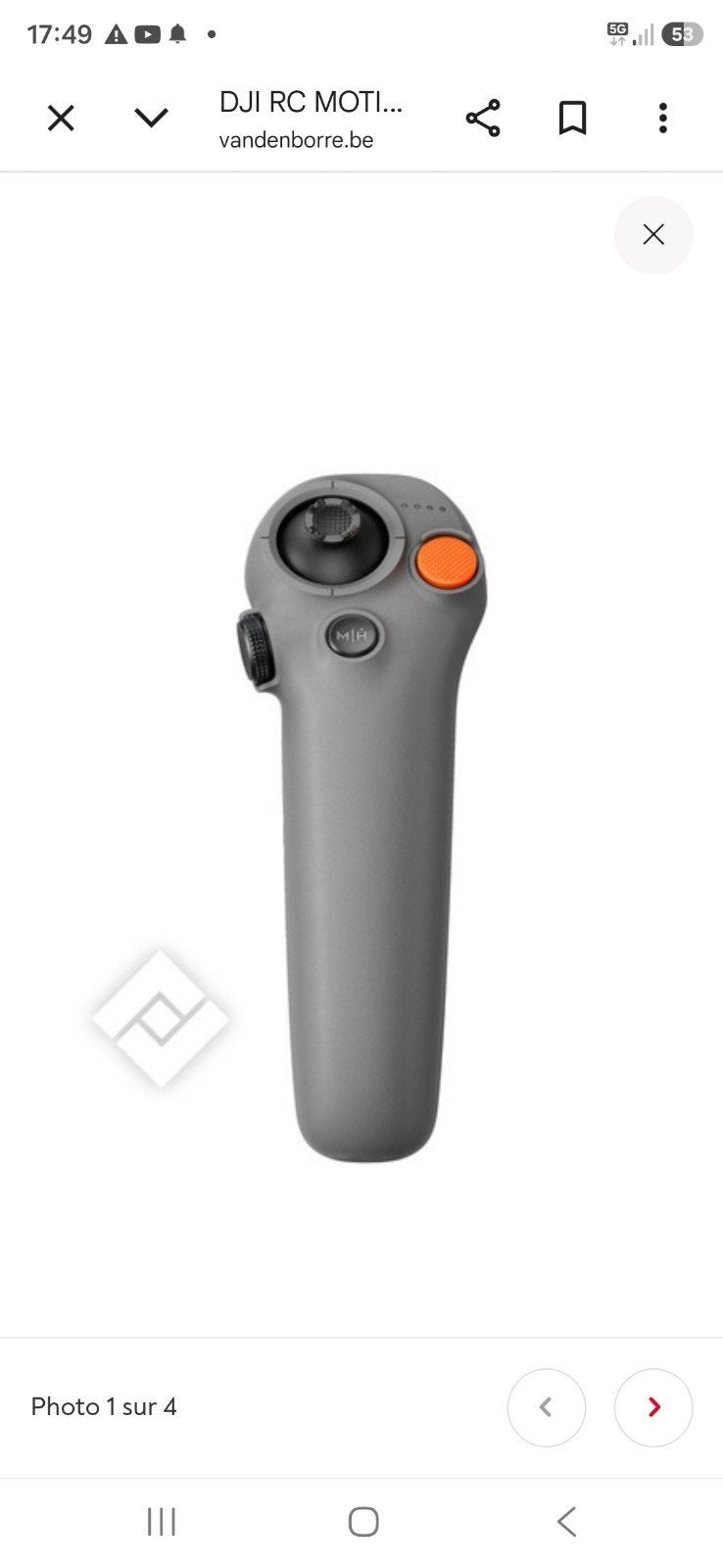 Dji Rc motion 3, TV, Hi-fi & Vidéo, Drones, Enlèvement ou Envoi, DJI