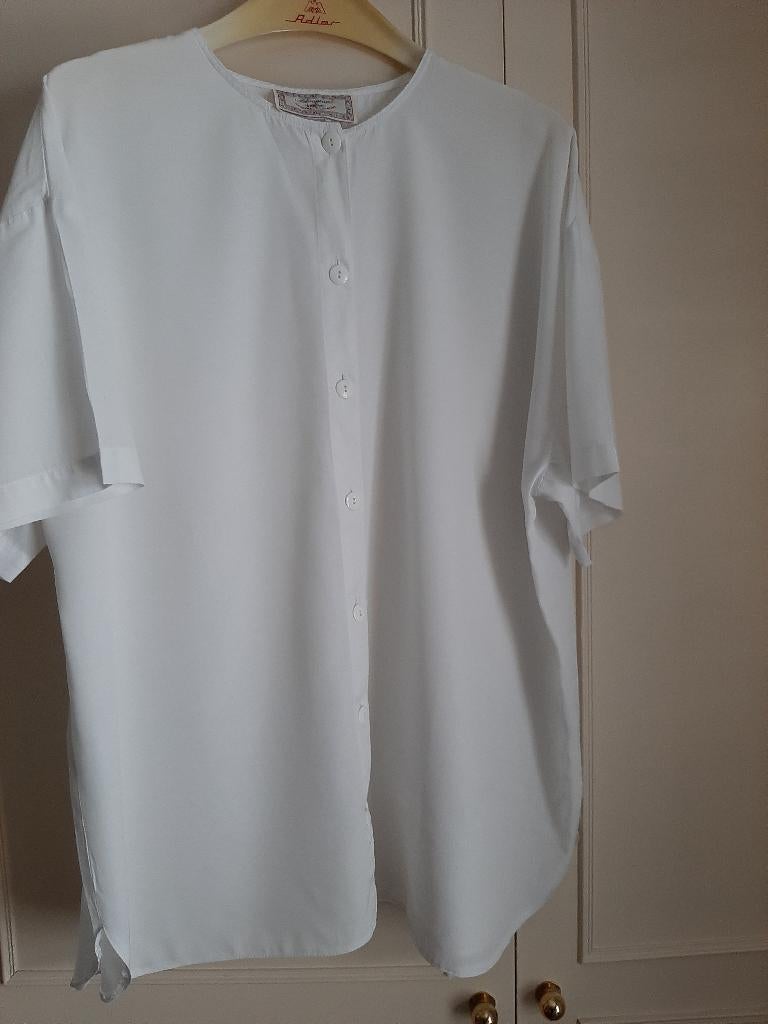 Chemisier  blanc MC.  T: 46     Adventure., Adventure, Enlèvement ou Envoi, Taille 46/48 (XL) ou plus grande, Blanc
