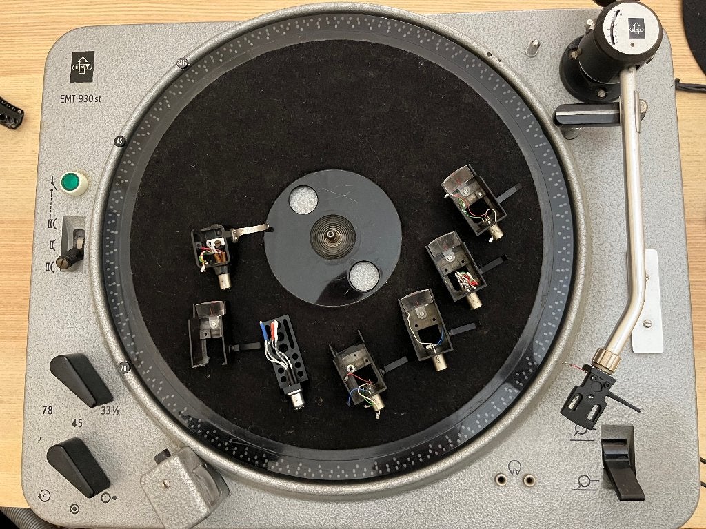 EMT 930 ST-plaat, Gebruikt, Pitch-regelaar, Platenspeler, Ophalen