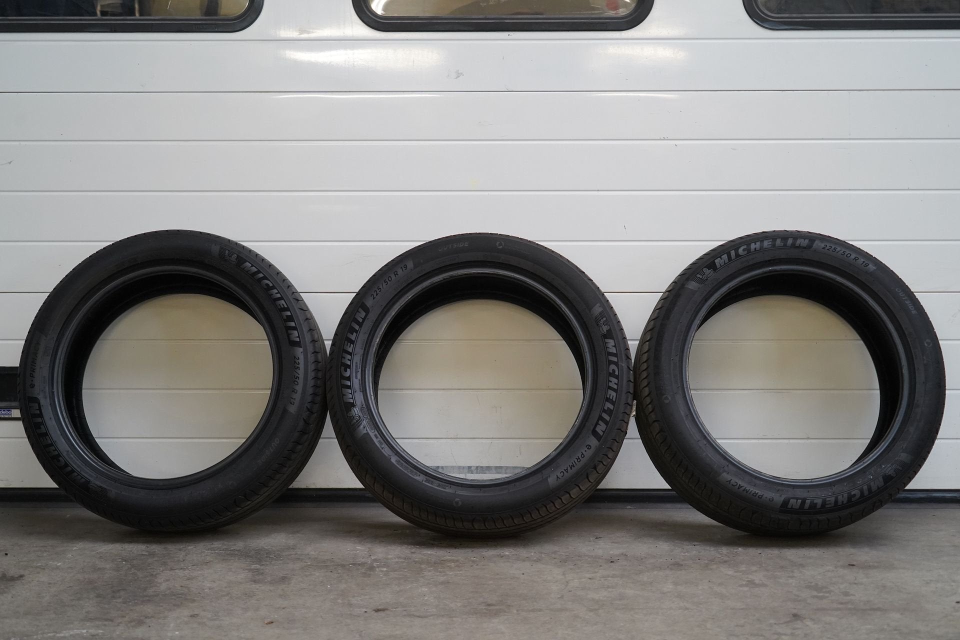 3 Banden Michelin E.Primacy 225/50 R19 100V, 19 inch, Gebruikt, -, -
