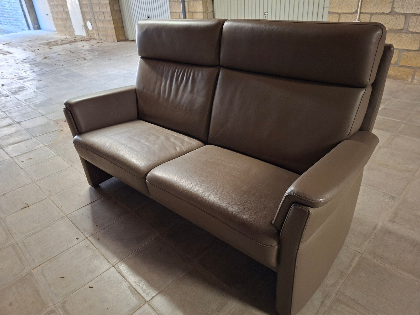 leren zetel, Maison & Meubles, Enlèvement