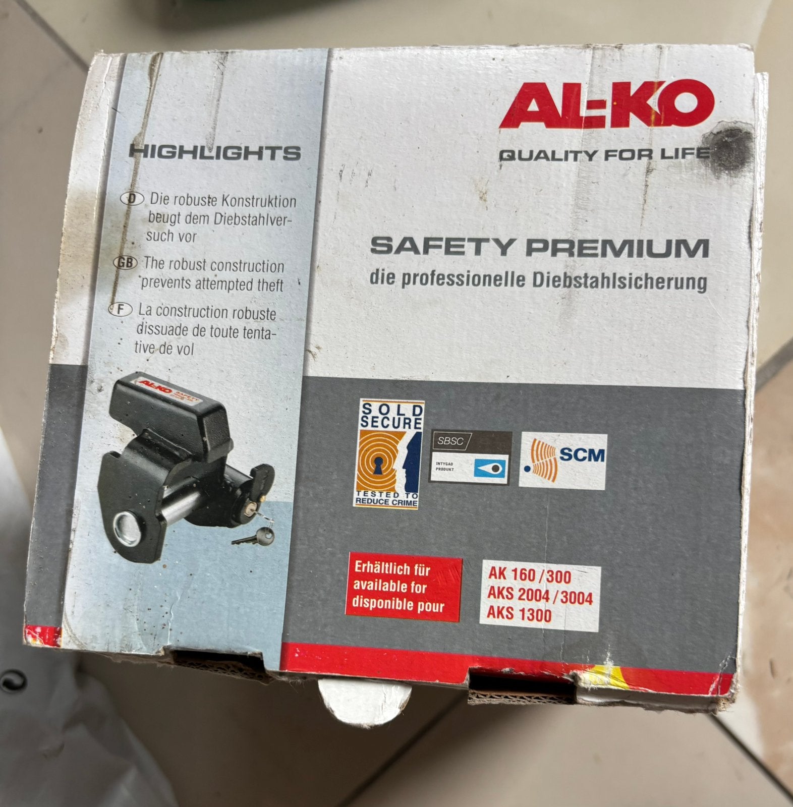 Nieuw alko slot + spiegels, Motoren, Ophalen, Zo goed als nieuw