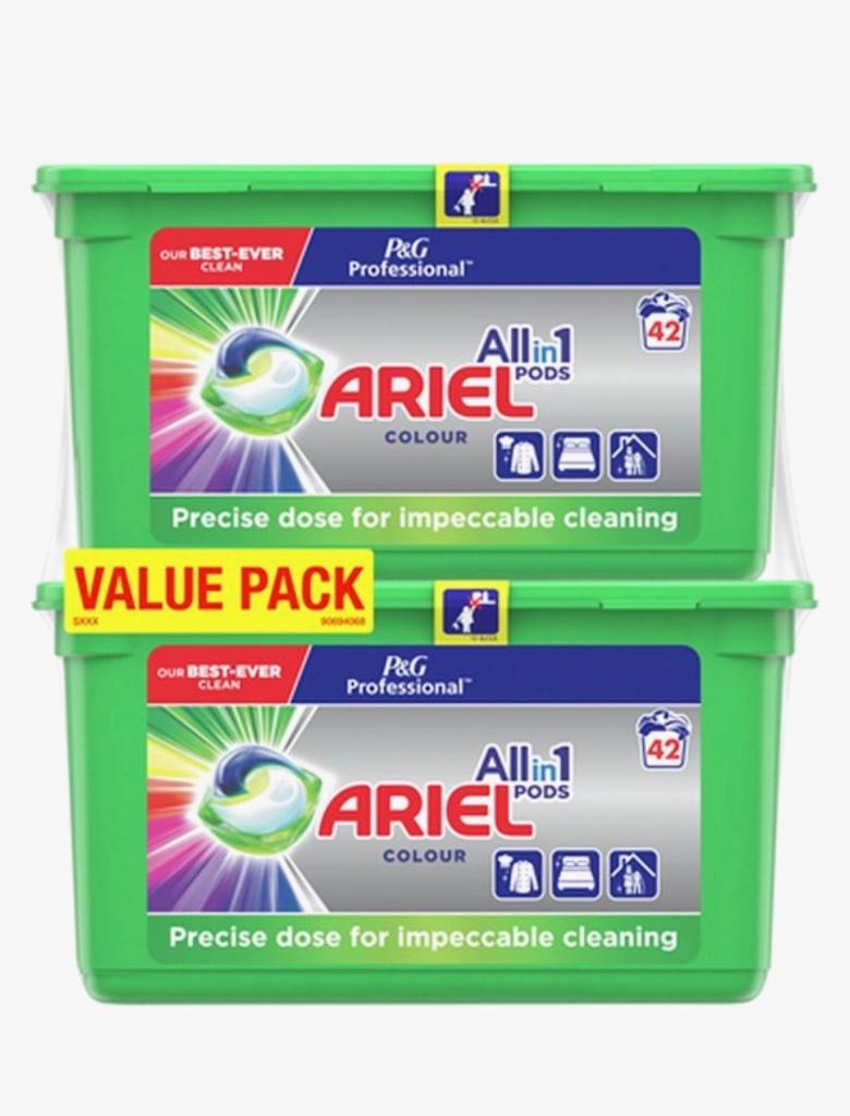 Ariel All in One Pods - kleur - 2 x 42 wasbeurten, Maison & Meubles, Produits de nettoyage, Enlèvement, Produit de nettoyage