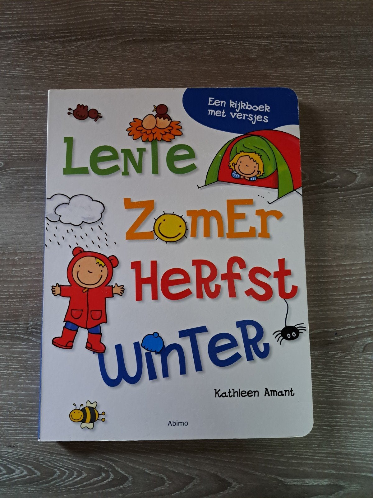 Kathleen Amant  kleuterboek lente zomer herfst winter, Ophalen of Verzenden