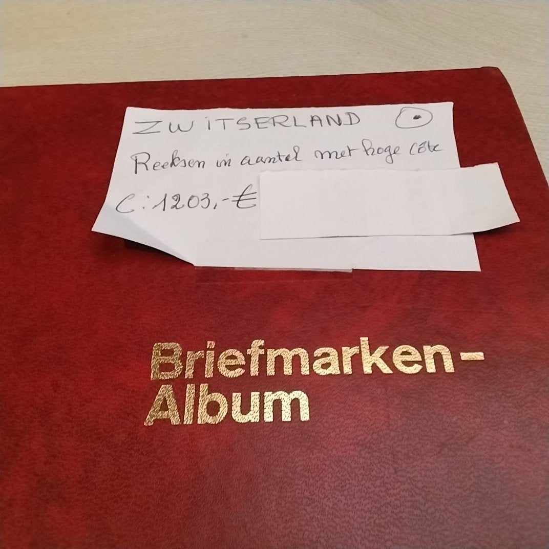 Série timbrée de la SUISSE en chiffres avec cote 1203€, Timbres & Monnaies, Enlèvement ou Envoi