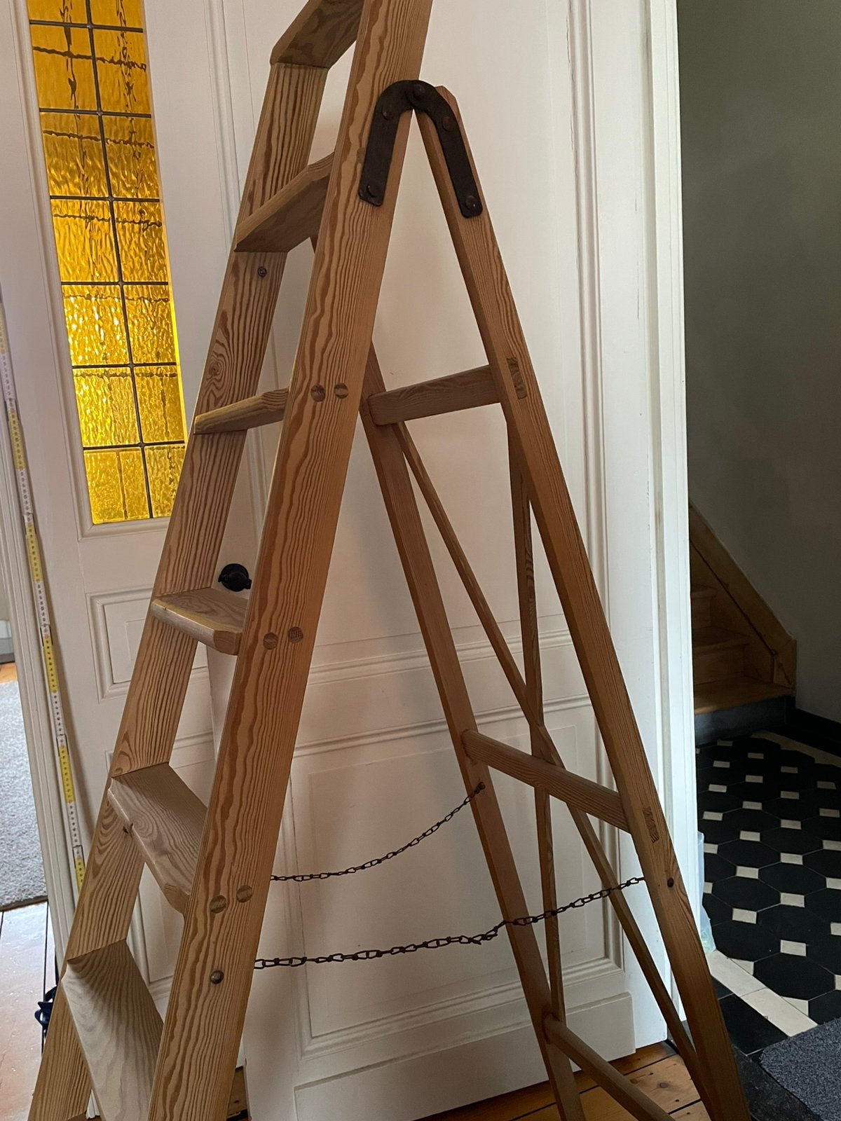 Houten ladder, Ophalen, Gebruikt, Ladder