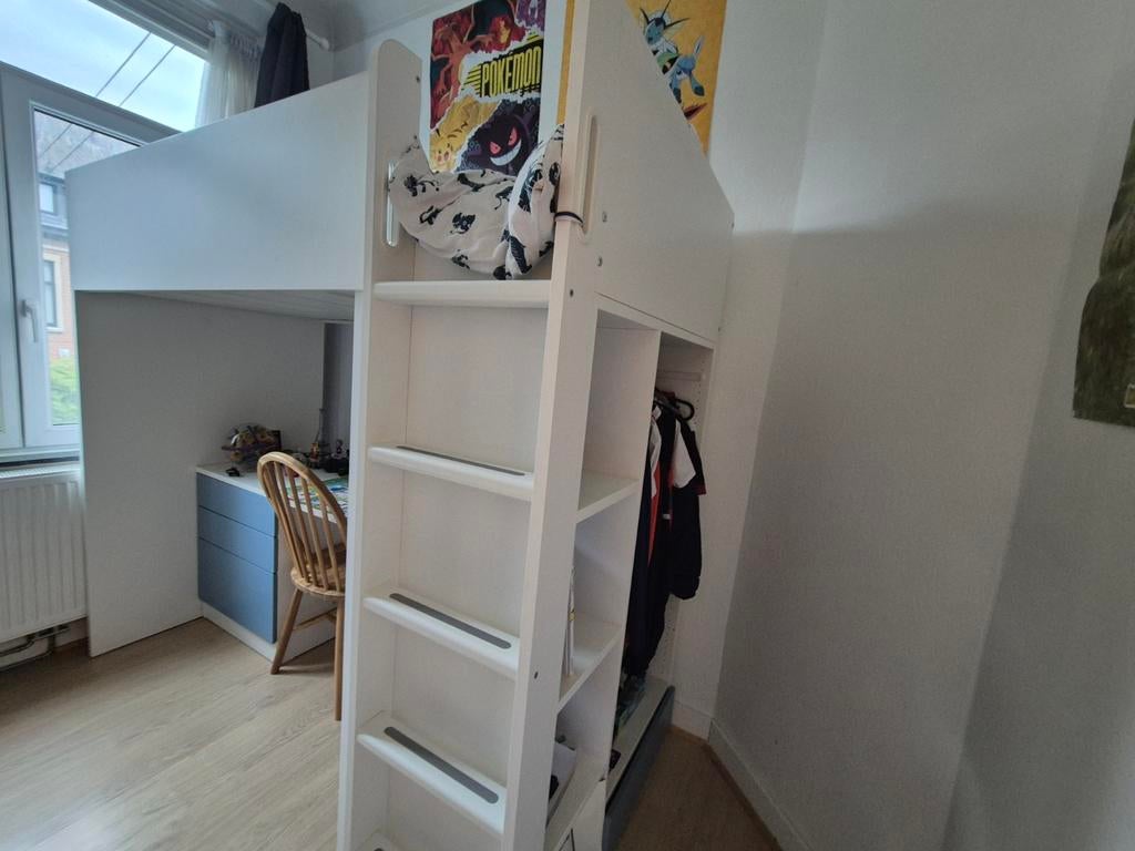 Lit enfant en mezzanine, Enlèvement
