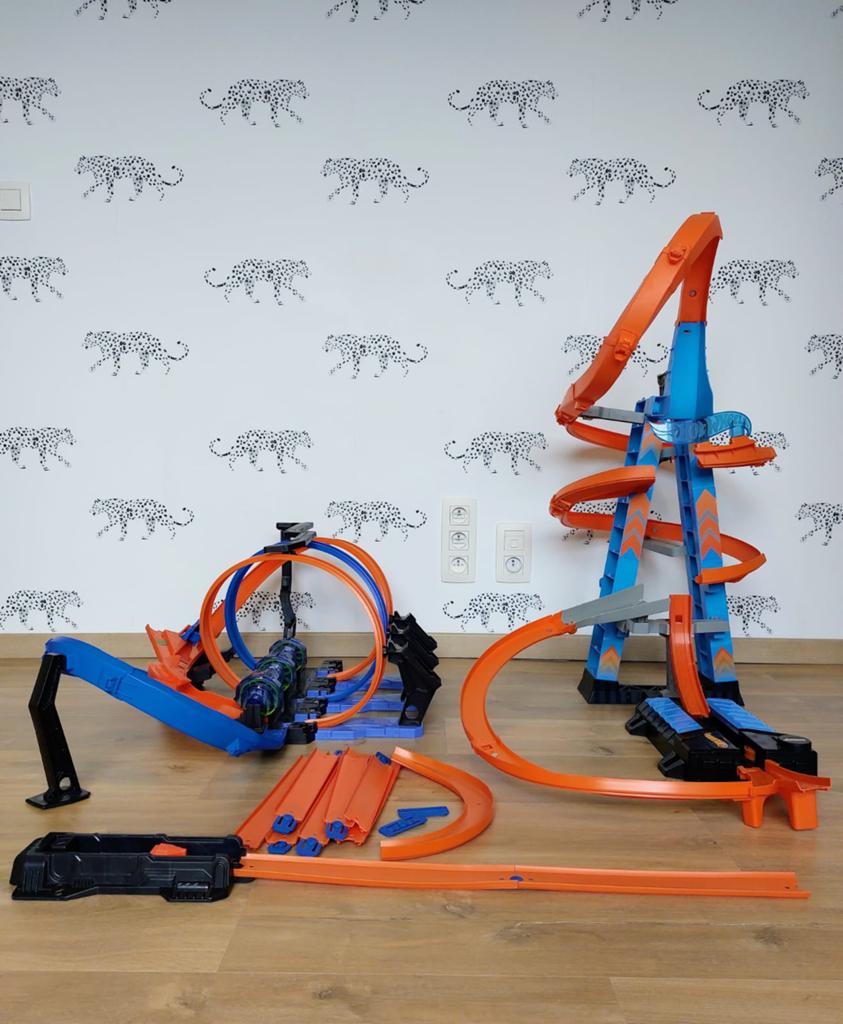 Hot Wheels Altitude crash set + Kurkentrekker crash set, Enfants & Bébés, Jouets | Circuits, Comme neuf, Enlèvement, Circuit, Hot Wheels
