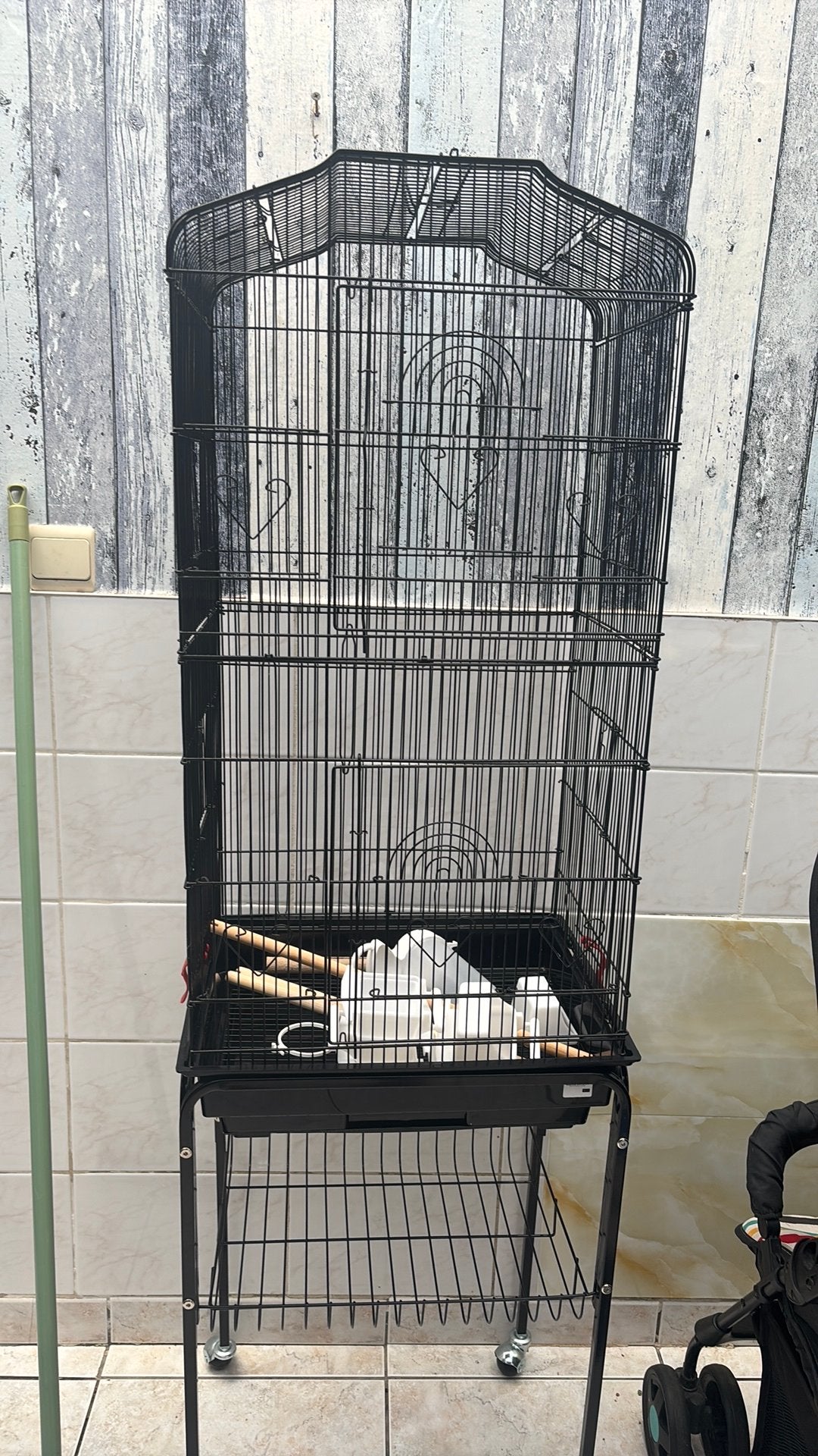 Vogelkooi  1 week gebruikt, Ophalen, Zo goed als nieuw