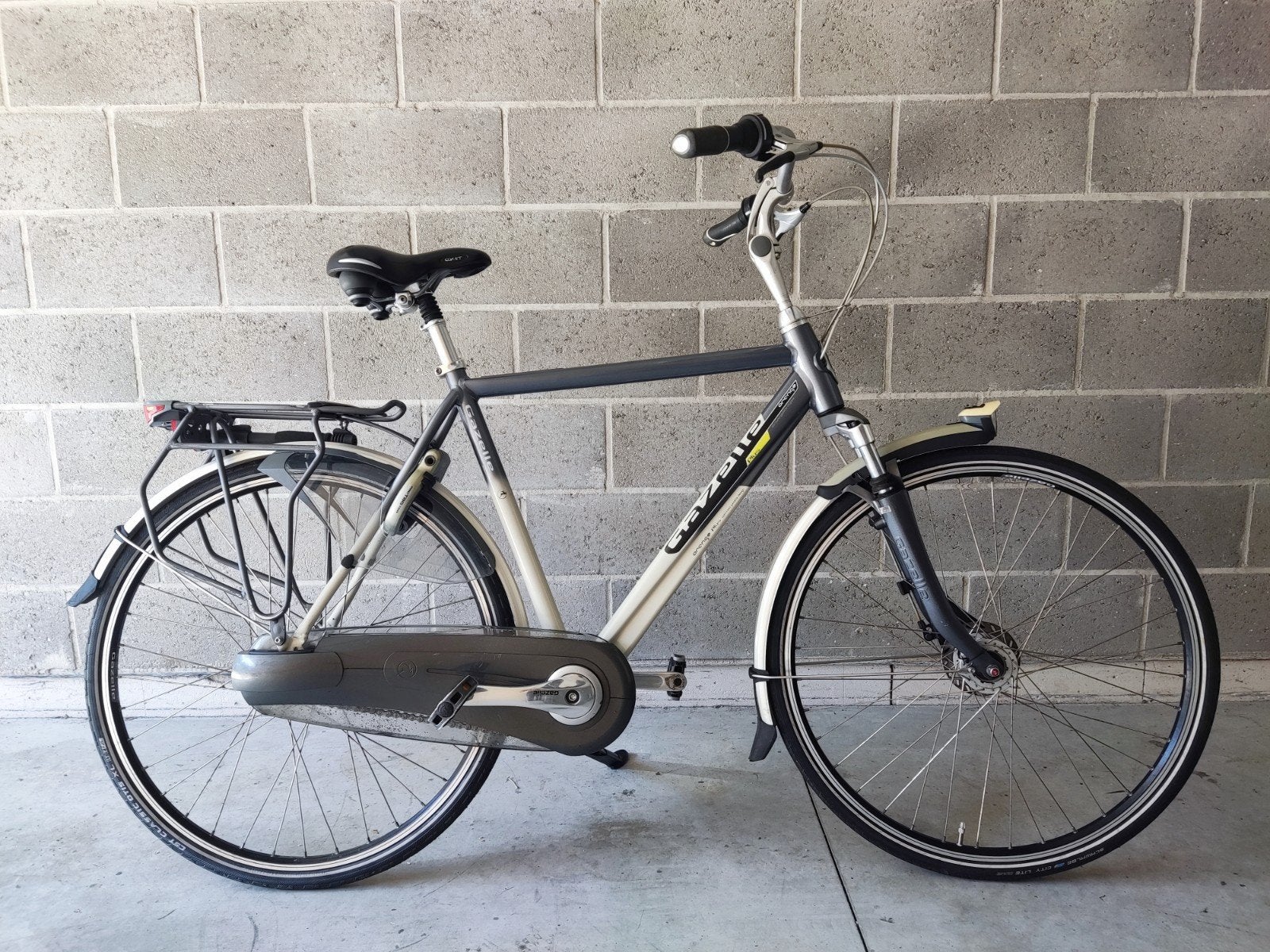 Gazelle Orange Plus - Herenfiets, Fietsen en Brommers, Fietsen | Heren | Herenfietsen, Gebruikt, Gazelle, Versnellingen, Schijfrem