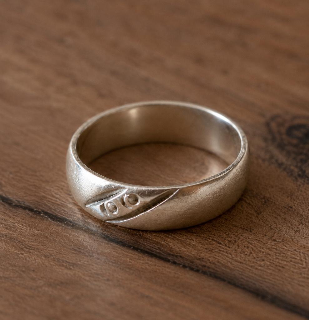 14K Gouden Ring – Maat 14, Bijoux, Sacs & Beauté, Bagues, Enlèvement ou Envoi, Or, Plus petit que 17, Or