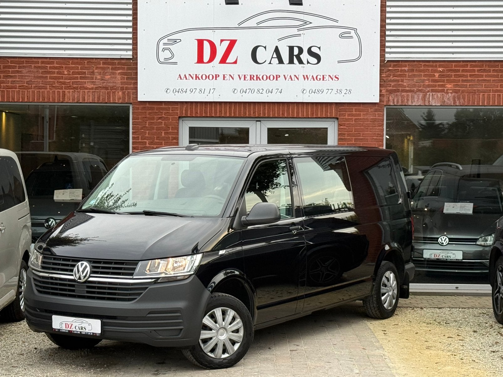 VOLKSWAGEN TRANSPORTER 2.0TDI 150CV DSG |CLIME | CAMÉRA |, Entreprise, Noir, 5 portes, Automatique