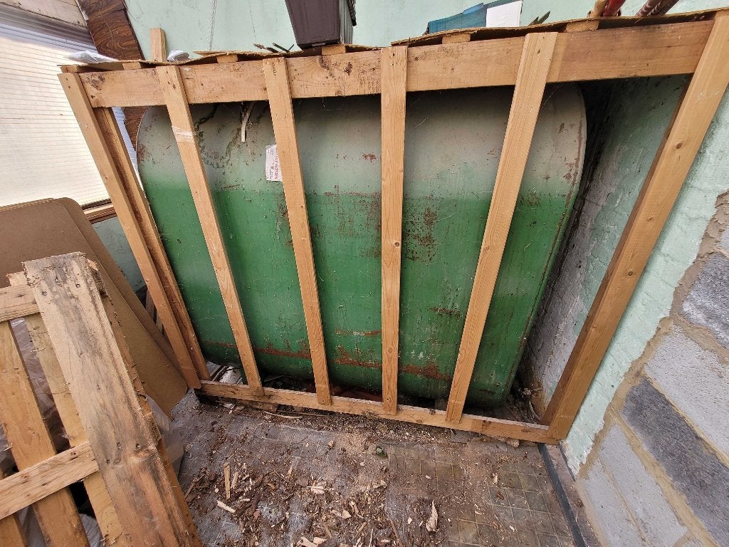 Cuve a mazout 1000L, Bricolage & Construction, Enlèvement, Utilisé