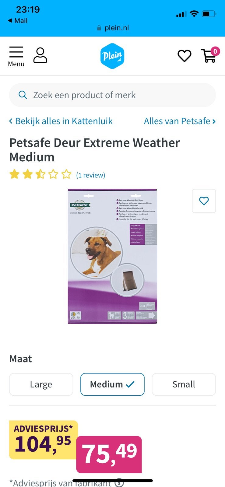 Nieuw nog in de doos, Ophalen, Nieuw